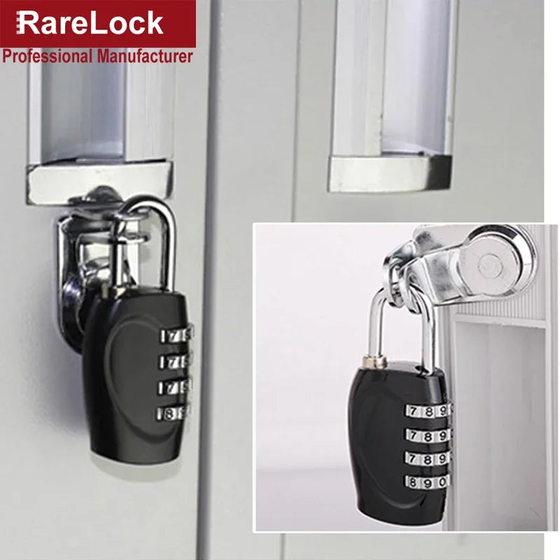 3 Code Password Lock Bags Partner Padlock for Gym Boxes Cabinet Handbag Backpack Rarelock MMS14 G