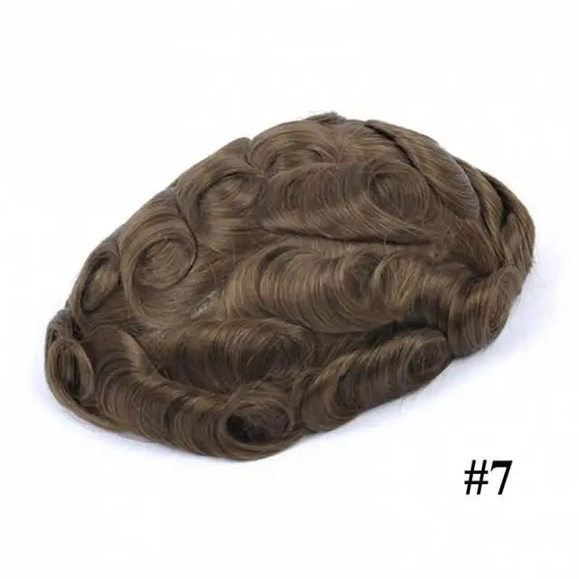 Skinlike HDLace PU Men Toupee Human Hair Wig HDWIGS Human Remy Hair System Units Natural Hair Replacement HD Lace PU Hair Topper