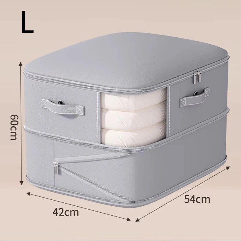 Self Compression Comforter Storage Bag Ultra Space Saving Compression Large Capacity Storage Bags for Bedding Duvet Down Jacket
