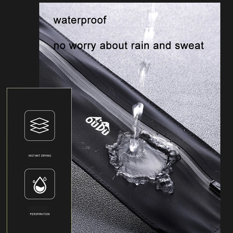Running Belt Waist Bag for Mobile Phone Women Men Sport Fanny Pack Cell Phone Pouch Waterproof Jogging Gym