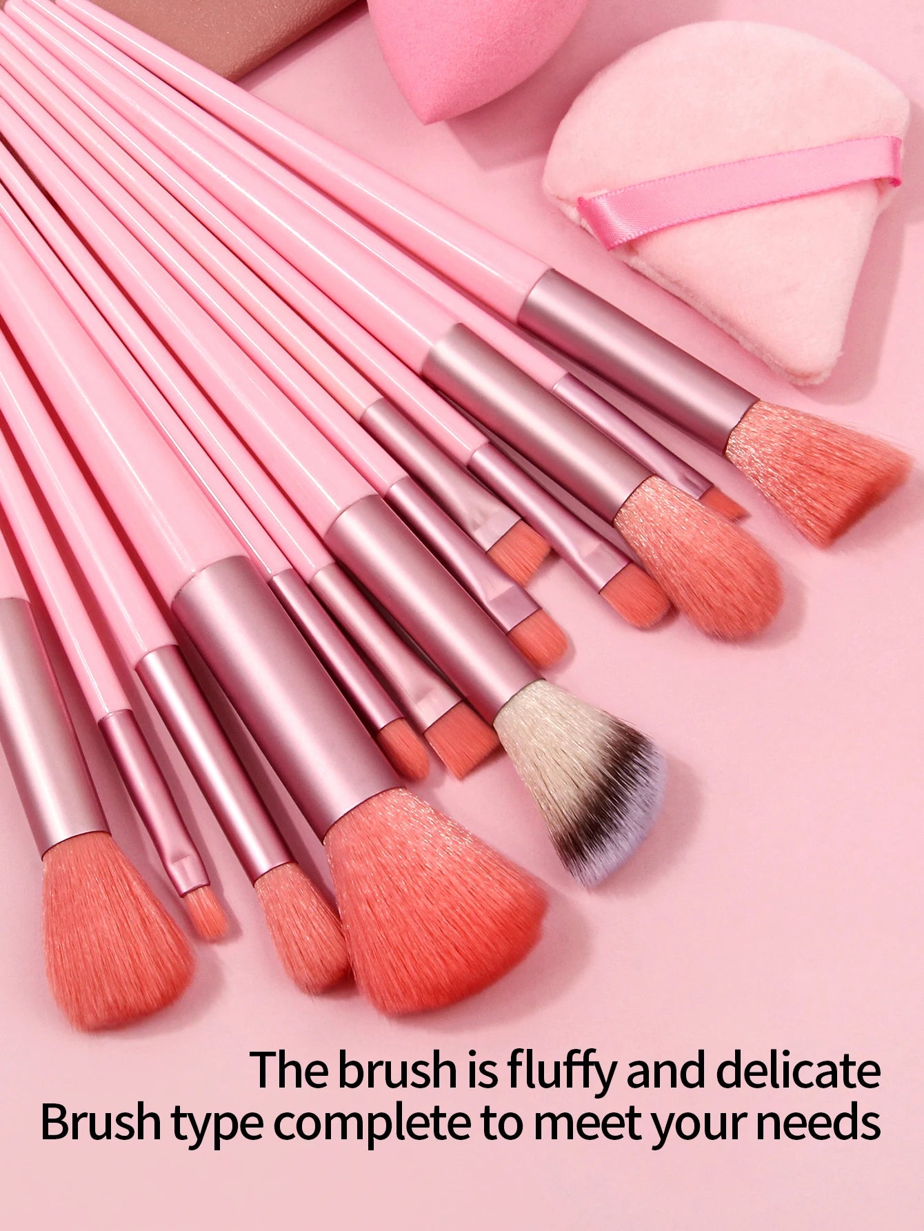 29pcs Tool Kit 13pcs Makeup Brush With 12Pcs Makeup Sponge Set&Face Wash Brush& Headband Wristband Make Up Accessories