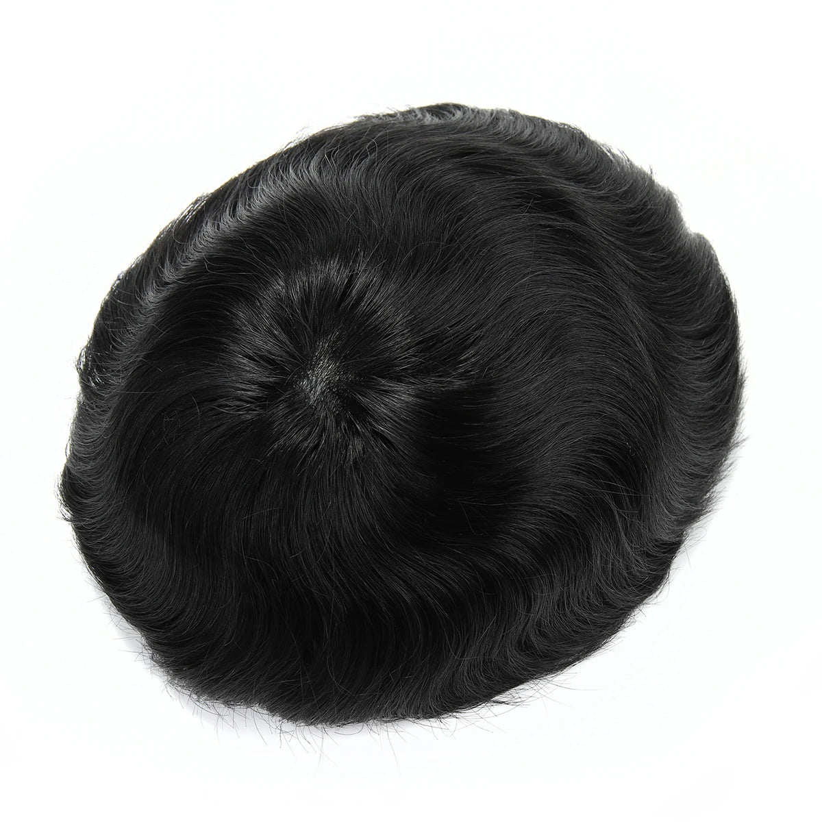 Beeos TJNG 6 inches 0.03-0.04mm Super Thin Skin Men Toupee Hair System Human Hair Protesis Capilar Hombre Pelo Humano