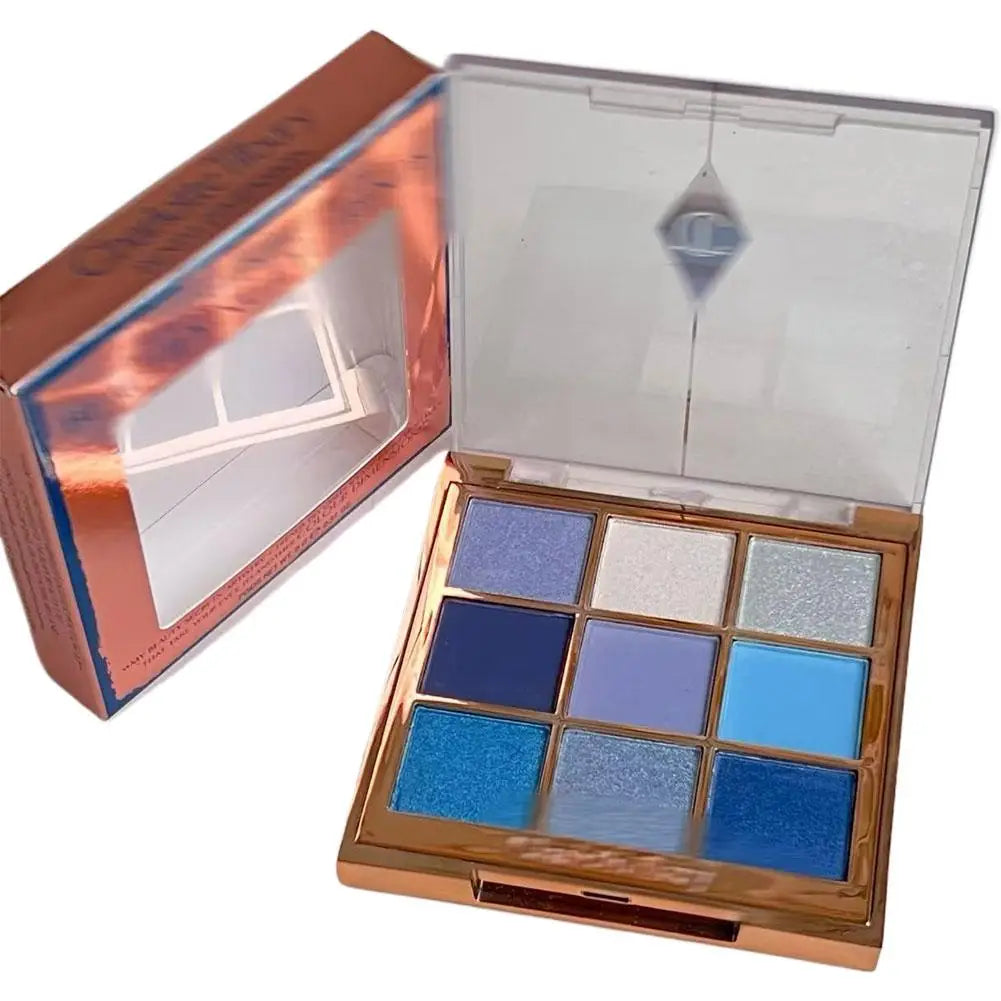CT 9-color Eyeshadow Palette Shell-like High-gloss Gemstone Palette Controls Oil Light Matte Finish Lasts Longtime Makeup