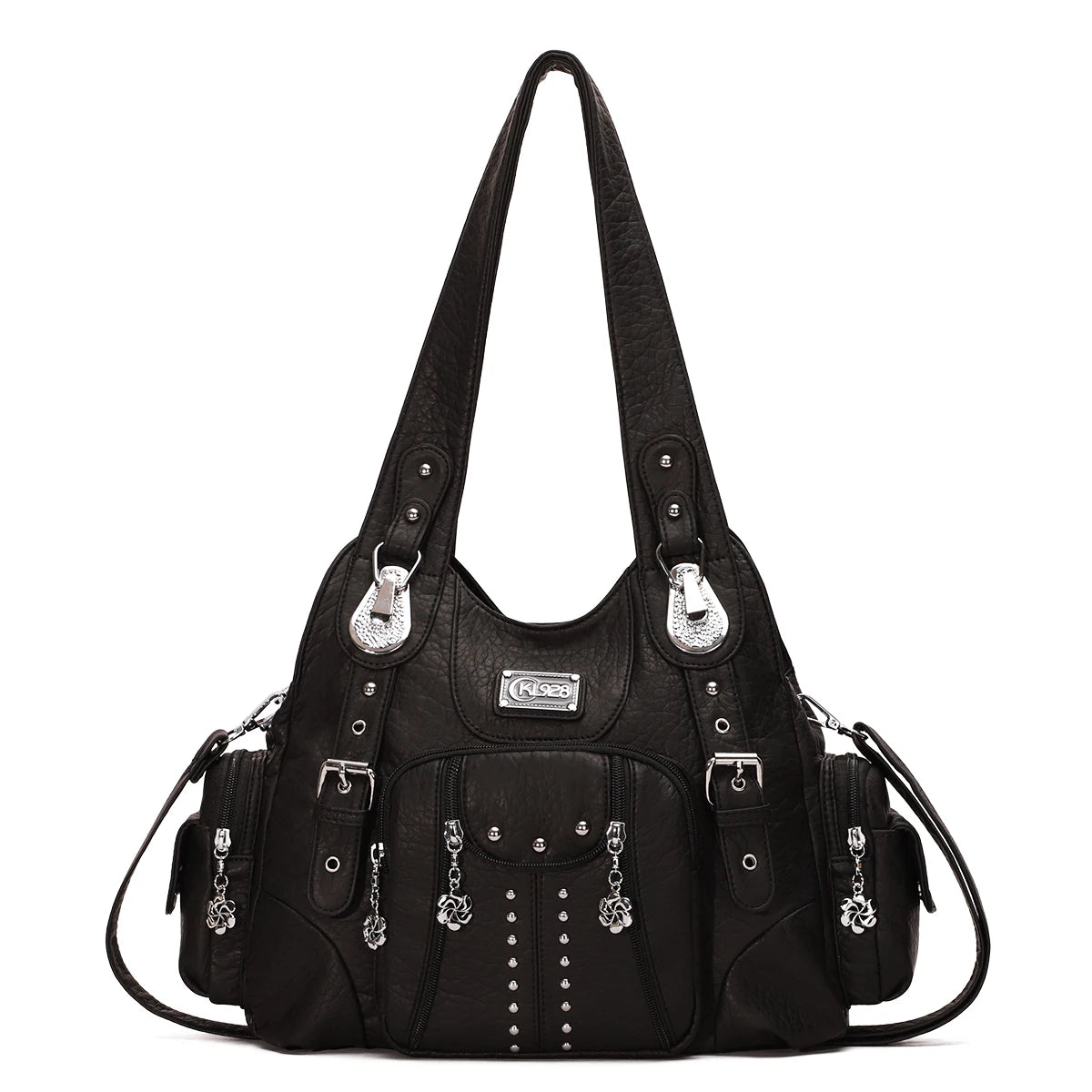 Hobo Handbags for Women Vegan Leather Crossbody Shoulder Bag Purse Large Tote Bag Top-handle Handbag Satchel Pack