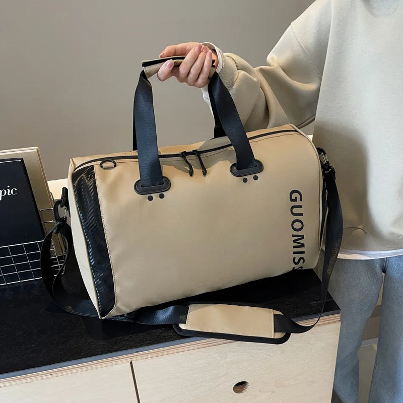 New Oxford Large-Capacity Travel Bag for Women Short-Trip Storage Luggage Bag for Men Wet and Dry Separation Sports Gym Bag
