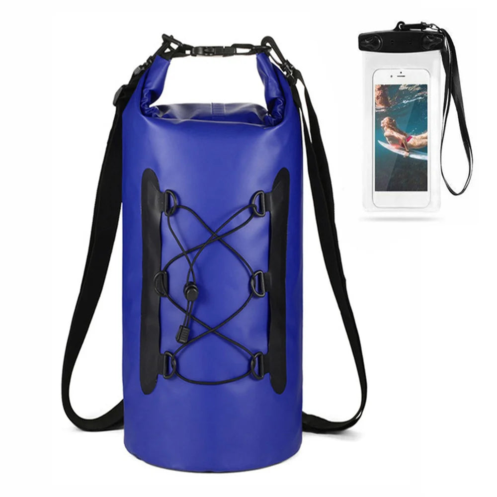 15L Swimming Bucket Dry Waterproof Bag Dry Bag Sack Waterproof Floating Dry Gear Bags For Boating Fishing Rafting Swimming