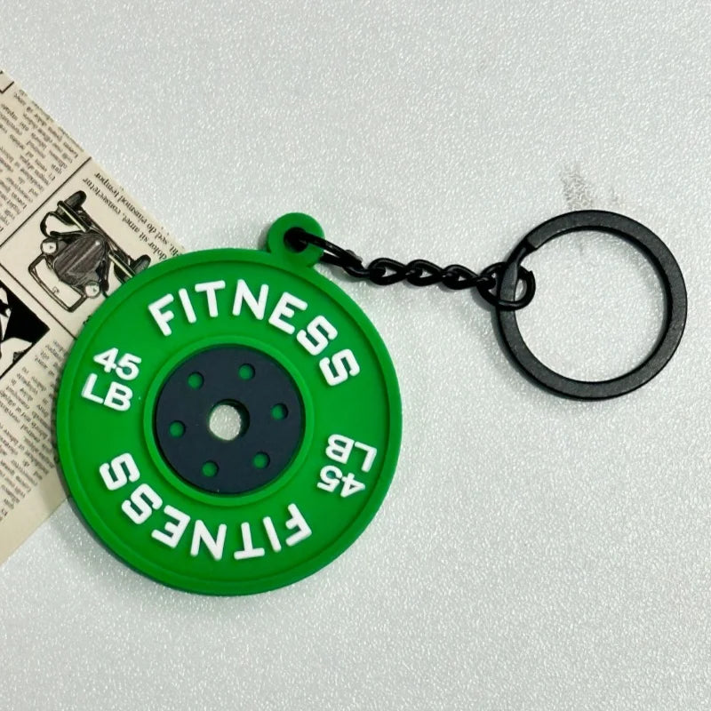 Creativity Weight Piece Barbell Keychain Gym Gifts for Gym Love Weight Piece Detachable Barbell Key Chain Charm Bag Pendant