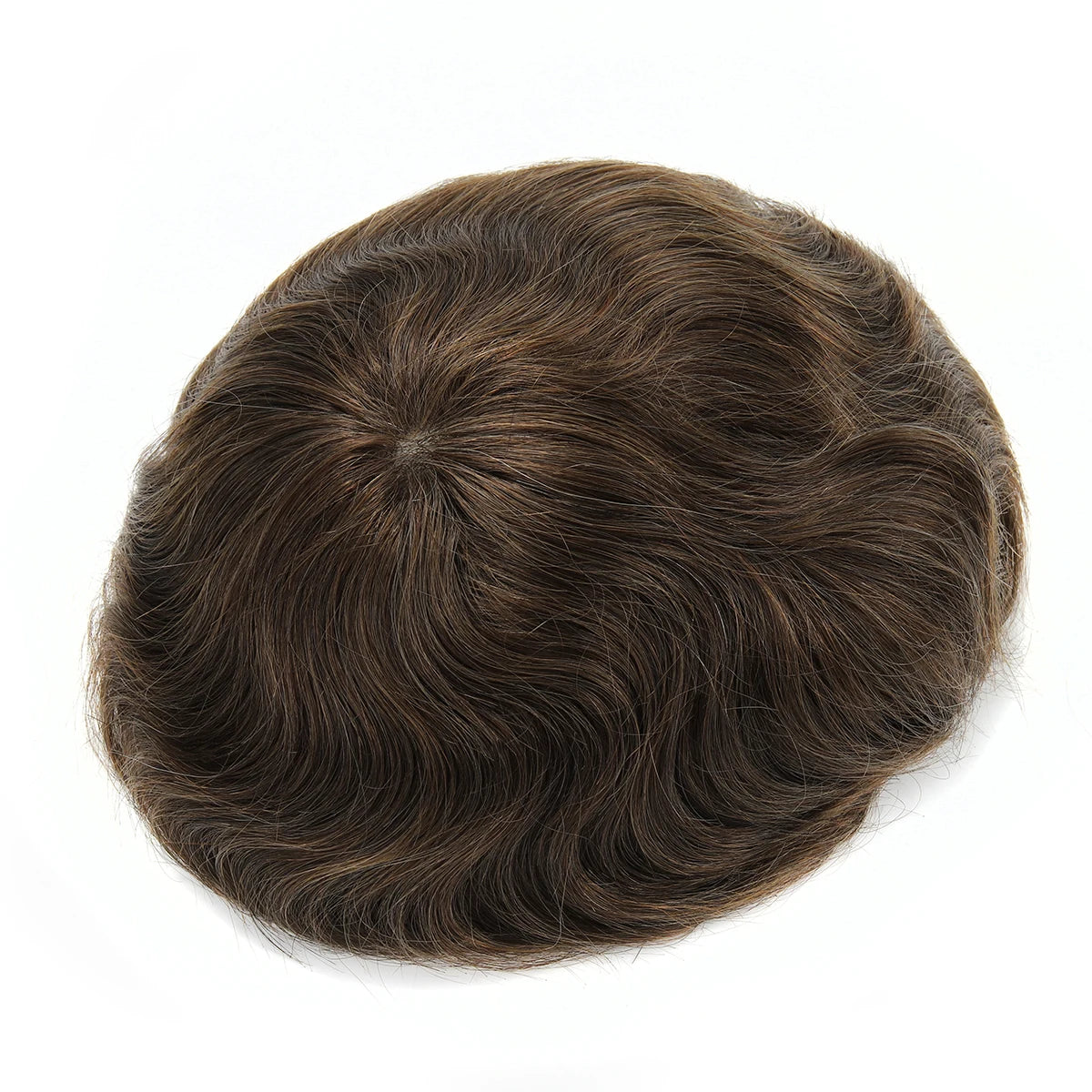 Beeos TJNG 6 inches 0.03-0.04mm Super Thin Skin Men Toupee Hair System Human Hair Protesis Capilar Hombre Pelo Humano