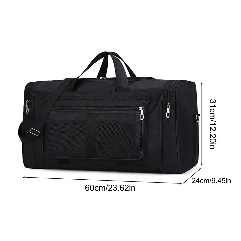 Wet Dry Separation Gym Fitness Bag Large Capacity Weekend Handbags Multifunctional Nylon Messenger Bag Waterproof for Gym Sports