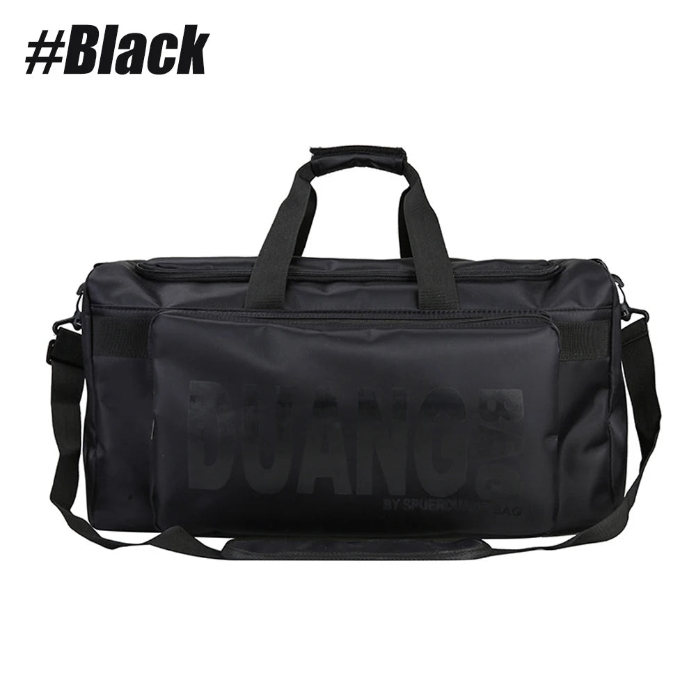 1pcs  Water Resistant Gym Bag Sports Travel Duffel Weekender Bag for Airplane Carry on Workout Overnight for Women & Men
