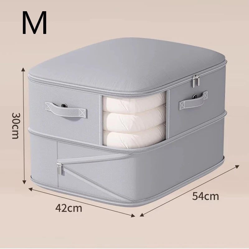Self Compression Comforter Storage Bag Ultra Space Saving Compression Large Capacity Storage Bags for Bedding Duvet Down Jacket
