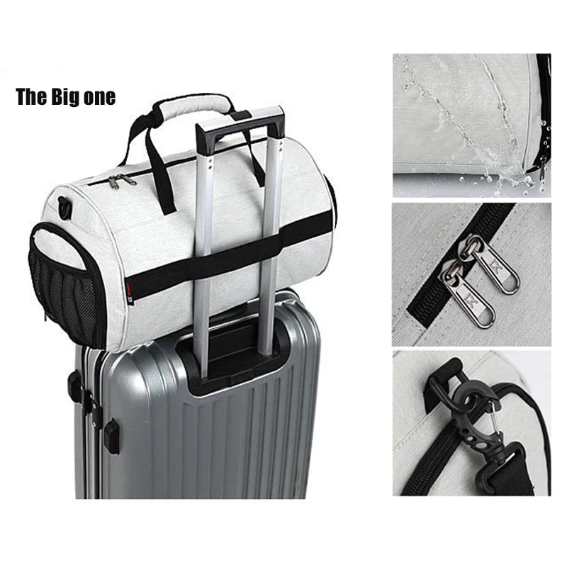 Gym Bag Fitness Bags Wet Dry Fitness Travel Bag Training Men Yoga For Shoes Travel Bag Shoulder Handbags Work Out Swimming Bag