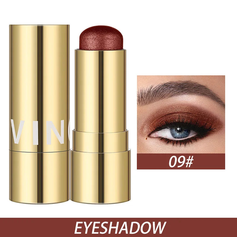 Cream Blush Stick Makeup, Shades with Highlighter, Shimmery lipstick, Long Lasting, Waterproof, Blendable Blush for cheeks