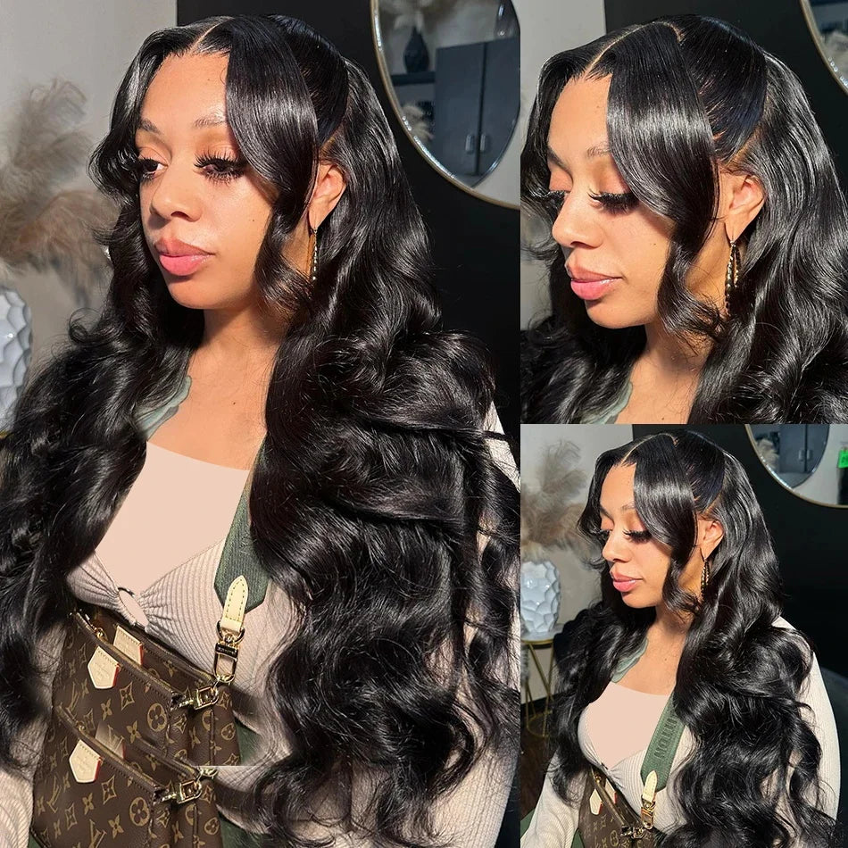 250 Density Body Wave 13x6 Hd Lace Frontal Wig Human Hair 360 Brazilian Pre Plucked Lace Wigs For Women 13x4 Hd Lace Front Wigs