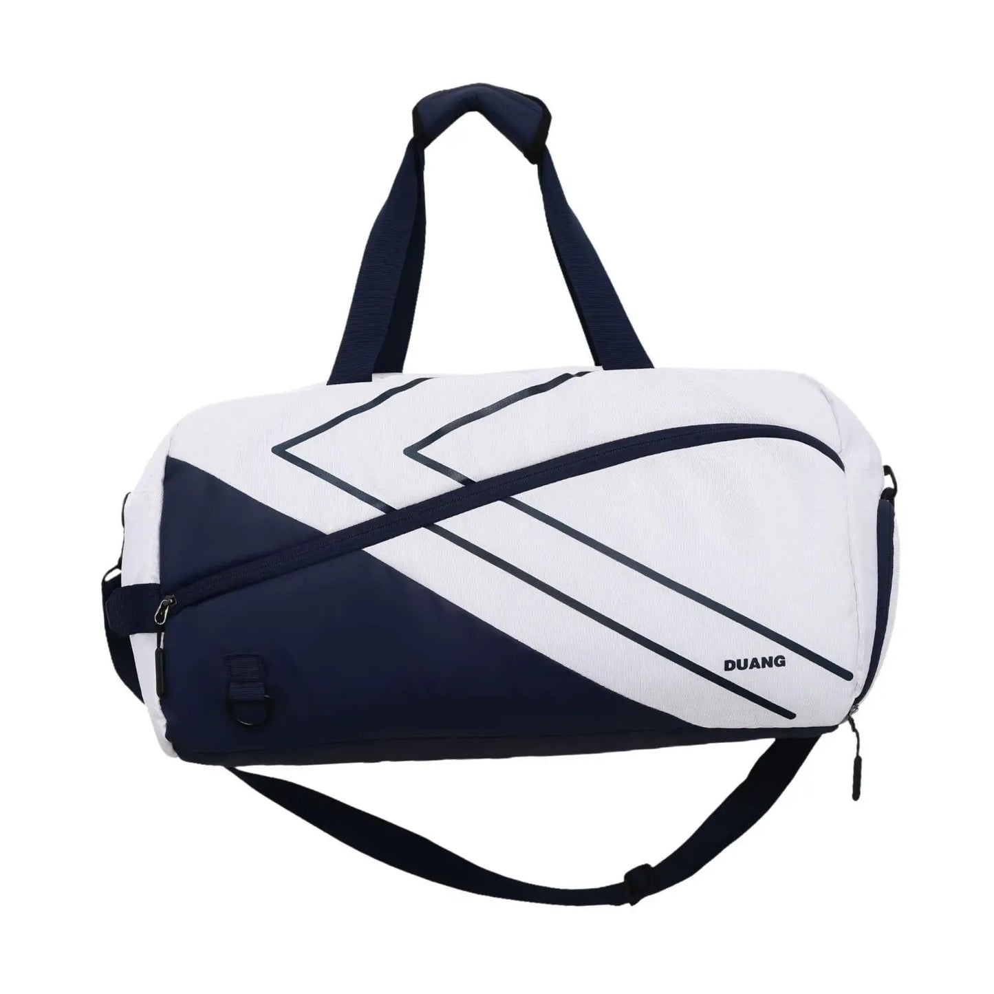 Tennis Racquet Crossbody Bag with Shoes Compartment Oxford Cloth Gym Duffel