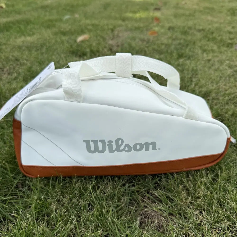 Wilson PU Leather Small Hand Bag Super Tour Tennis AccessoriesRoland Garros Mini Travel Bag Racquet Sports Bag