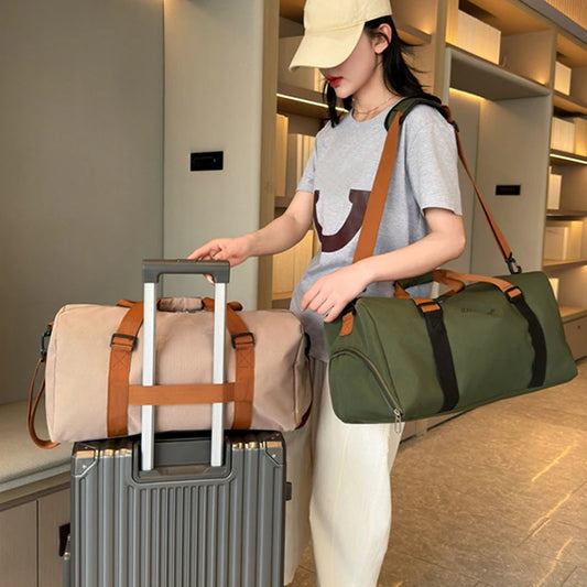 Gym Fitness Bag can Fixable Yoga Mat Sports Duffel Bags with Shoes Pack Outdoor Hiking Camping Handbag Large Luggage Portable