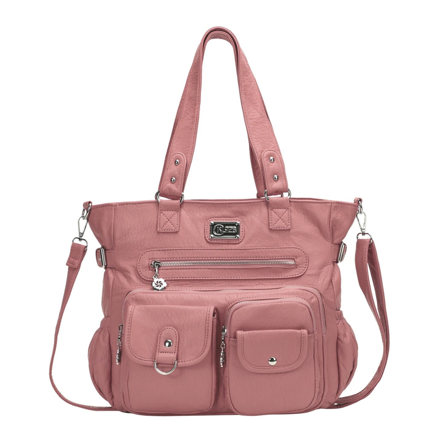 Hobo Handbags for Women Vegan Leather Crossbody Shoulder Bag Purse Large Tote Bag Top-handle Handbag Satchel Pack