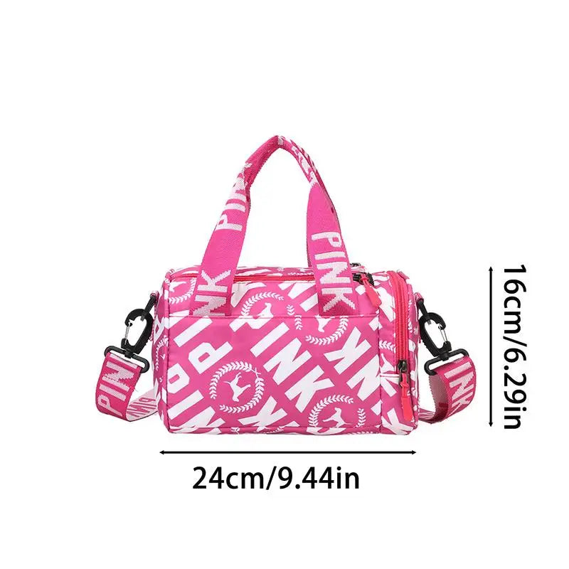 Womens Small Gym Bag Portable Multifunctional Travel Bag Waterproof Outdoor Bags Shoulder Bag For Phones Tablets Glasses Keys