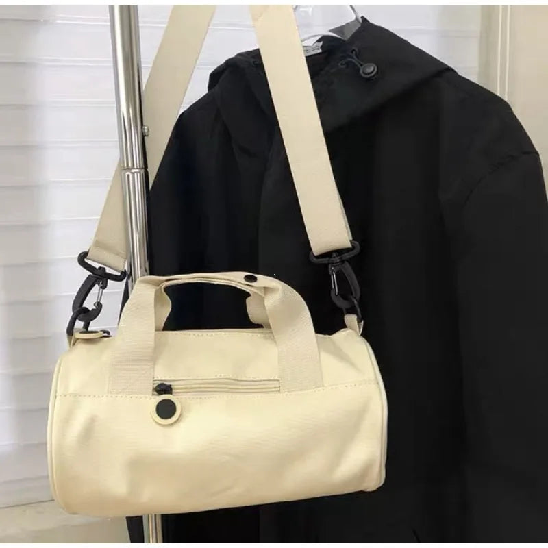 Lightweight Nylon Gym Bag One Shoulder Travel Sports Handbag for Girls Dance Fitness Yoga Weekend Swimming Child Storage