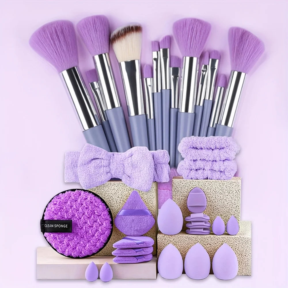 Professional Makeup Brush Set 8-33Pcs Soft Makeup Brushes Kit Cosmetic Foundation Powder Eyeshadow Kabuki Blending Beauty Tool