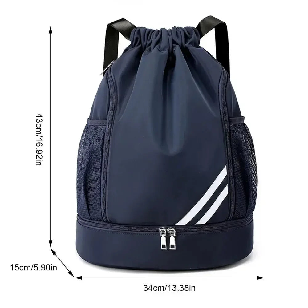 Basketball Training Bag Outdoor Mountaineering Backpack Leisure Travel Wet and Dry Separation Bundle Pocket Sport Bag Girl Gym