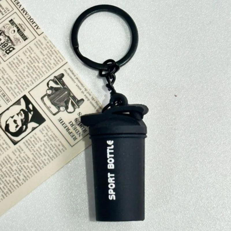 Creativity Weight Piece Barbell Keychain Gym Gifts for Gym Love Weight Piece Detachable Barbell Key Chain Charm Bag Pendant