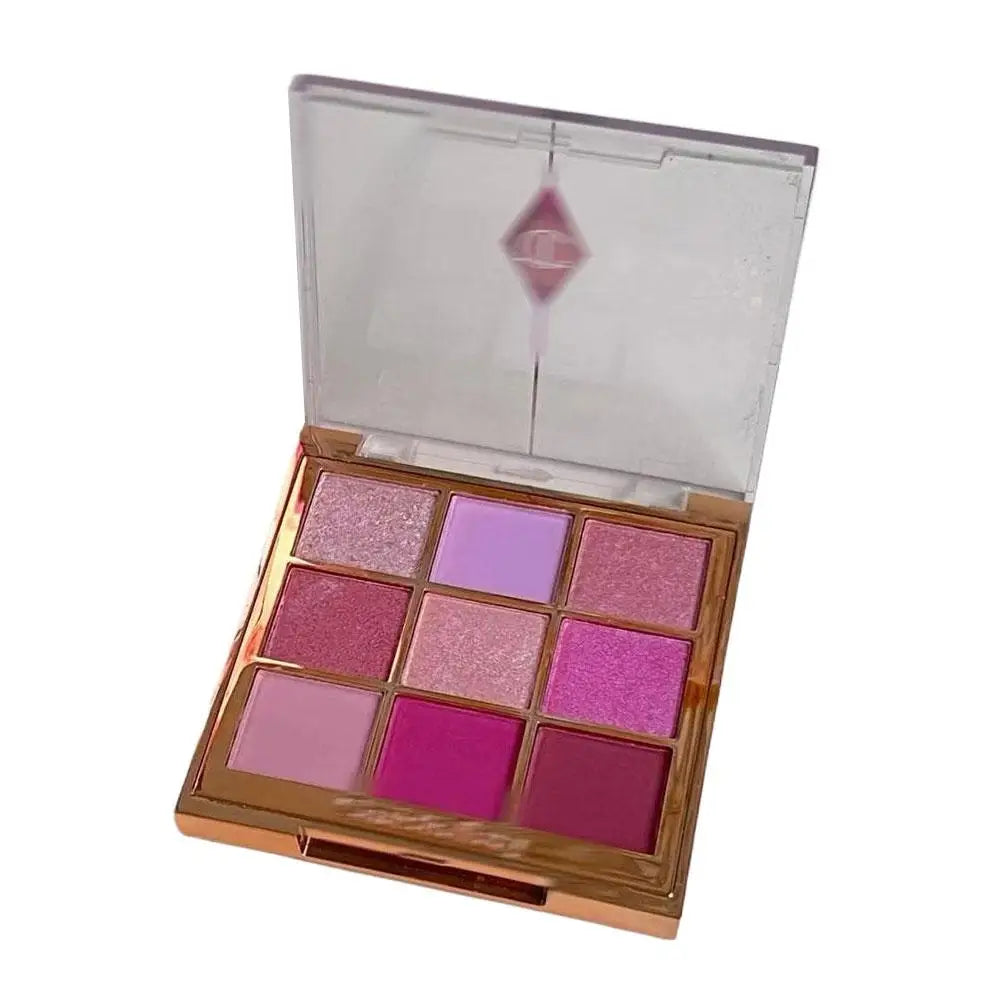 Charlotte Tilbury 9 Color Eyeshadow Palette Lightweight Oil-controlling Longlasting Makeup Matte Finish Facial Contouring Powder