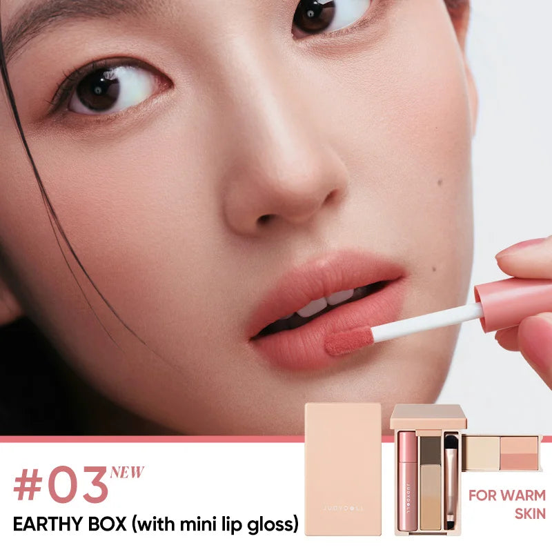 Mini Makeup Palette: Eyeshadow Palette, All-in-One Palette, For Travel, Commuting and Daily Light Makeup