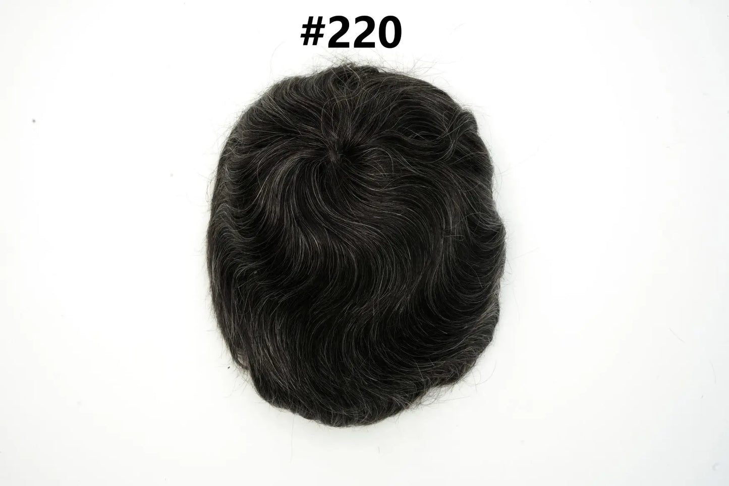 0.03mm Clearance Super Thin Skin Toupee V Loop  Men Toupee Capillary Prothesis Hair Piece For Men Hair Replacement System