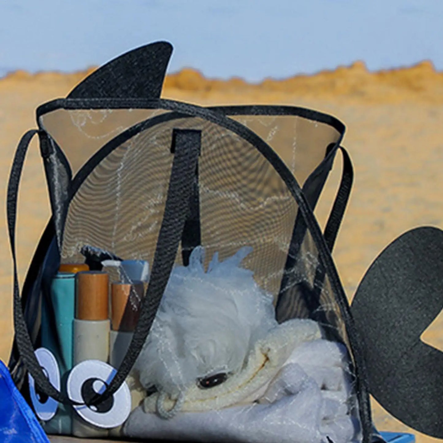 Beach Tote Reusable Shopping Grocery Bag Large Lightweight Multi Functional Tote for School Travel Picnic Family Gym Vacation