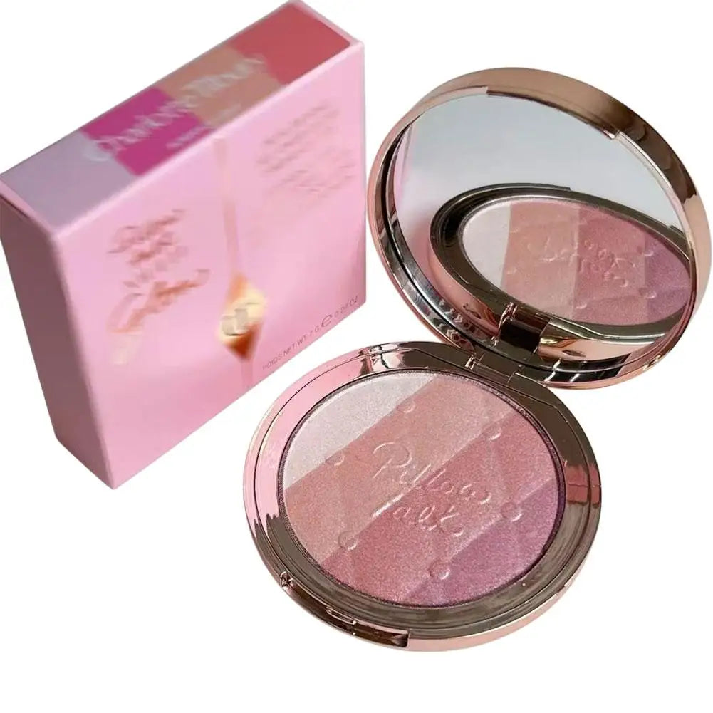 CT 9-color Eyeshadow Palette Shell-like High-gloss Gemstone Palette Controls Oil Light Matte Finish Lasts Longtime Makeup