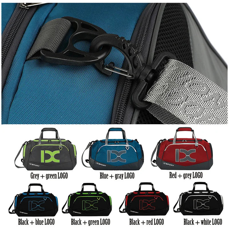INOXTO 40L Sports Bag Training Gym Bag Men Woman Fitness Bags Durable Multifunction Handbag Outdoor Sporting Tote Male Female