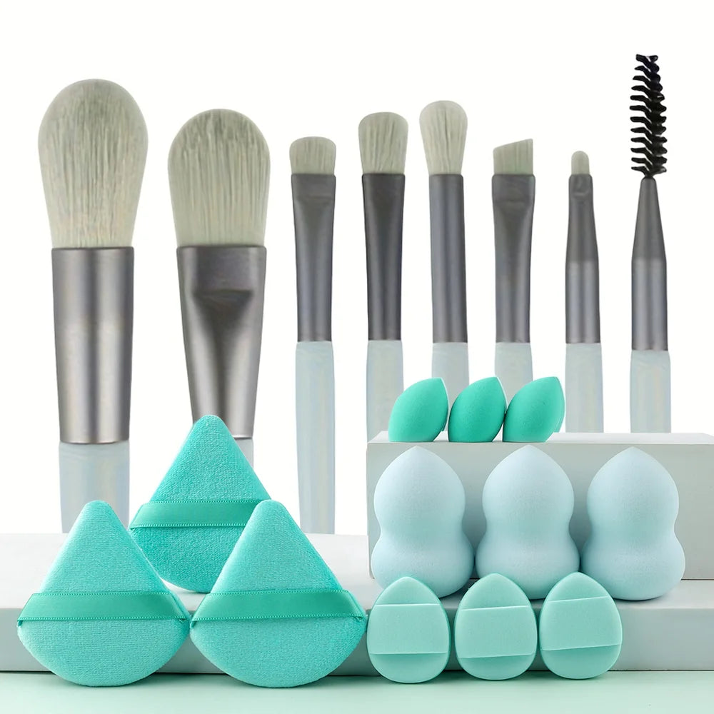 8-20Pcs Makeup Brush Set Portable Eyeshadow Foundation Blush Makeup Brush Kit Cosmetic Concealer Makeup Brushes Mini Beauty Tool