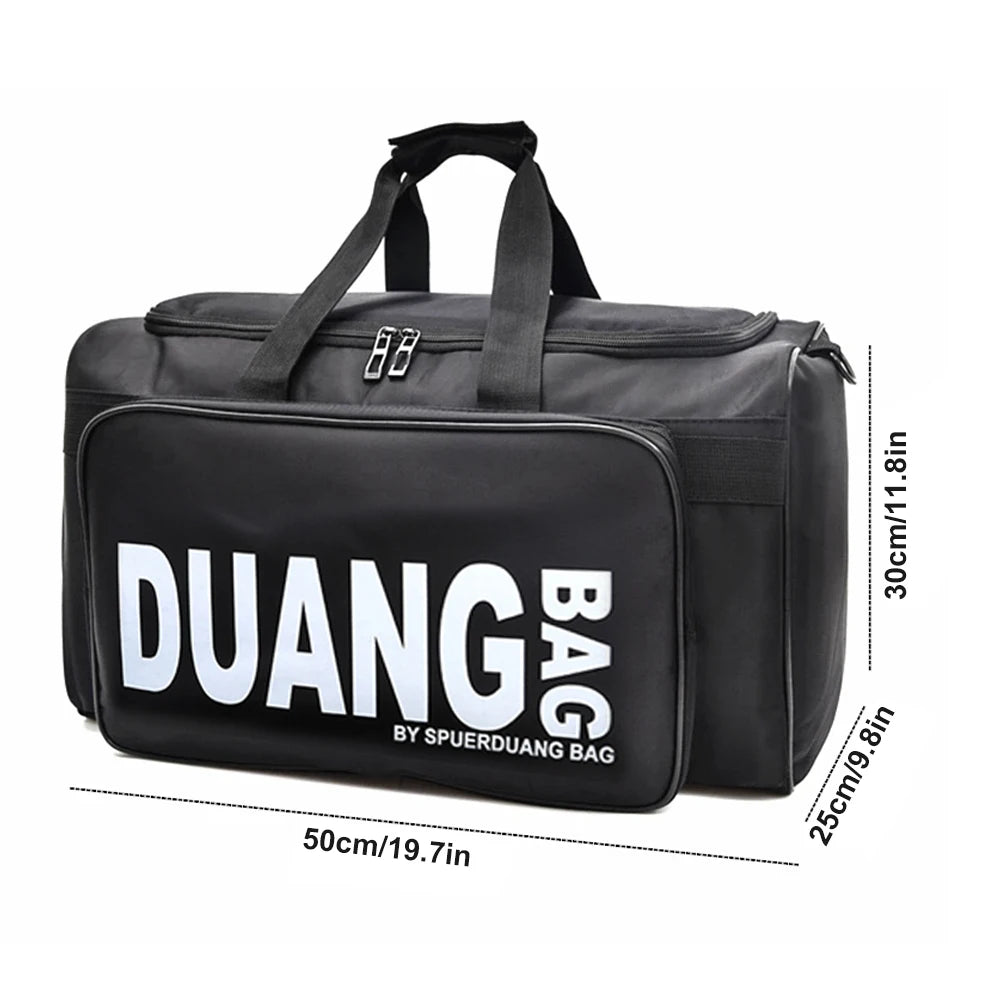 1pcs  Water Resistant Gym Bag Sports Travel Duffel Weekender Bag for Airplane Carry on Workout Overnight for Women & Men
