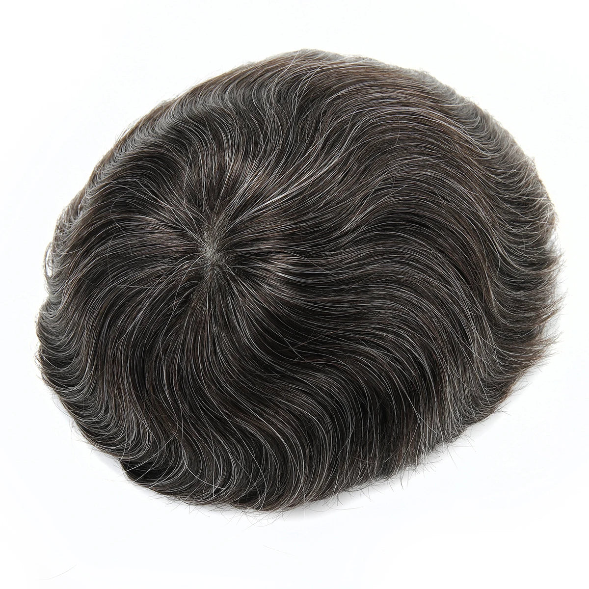 Beeos TJNG 6 inches 0.03-0.04mm Super Thin Skin Men Toupee Hair System Human Hair Protesis Capilar Hombre Pelo Humano