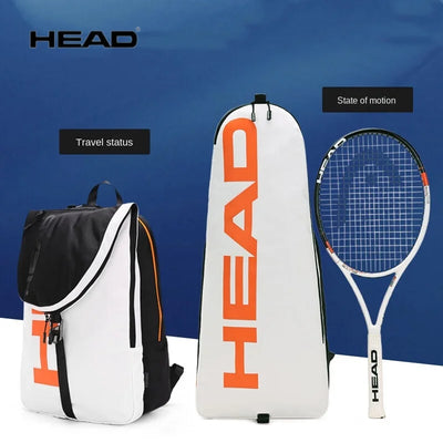 HEAD Original Foldable Tennis Backpack Multifunctional Large Capacity Sports Badminton Bag Holds Up 2 Rackets Bag for Women Men