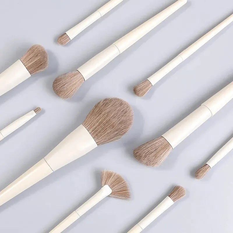 10PCS Makeup Brush, Easy To SetFoundation Blush Eyeshadow Brush Eyebrow Brush Contour Lip Face Makeup Brush Beauty Tools