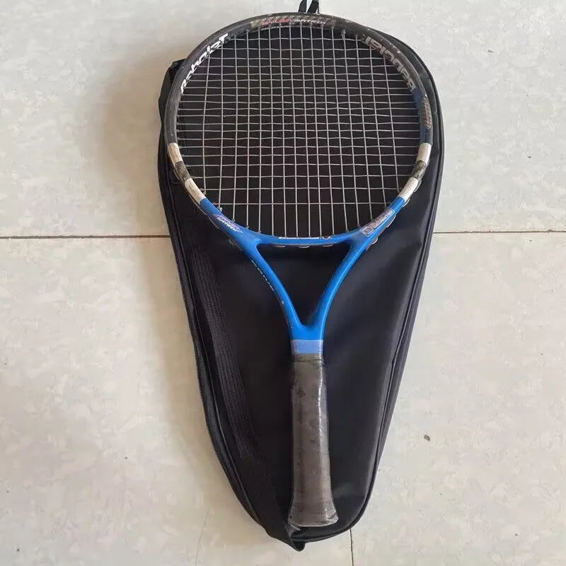 Tennis Racket Cover Bag Single Tennis Racket Bag Shoulder Bag Adult Racket Oxford Cloth Net Racket Bag Waterproof Wear-Resistant