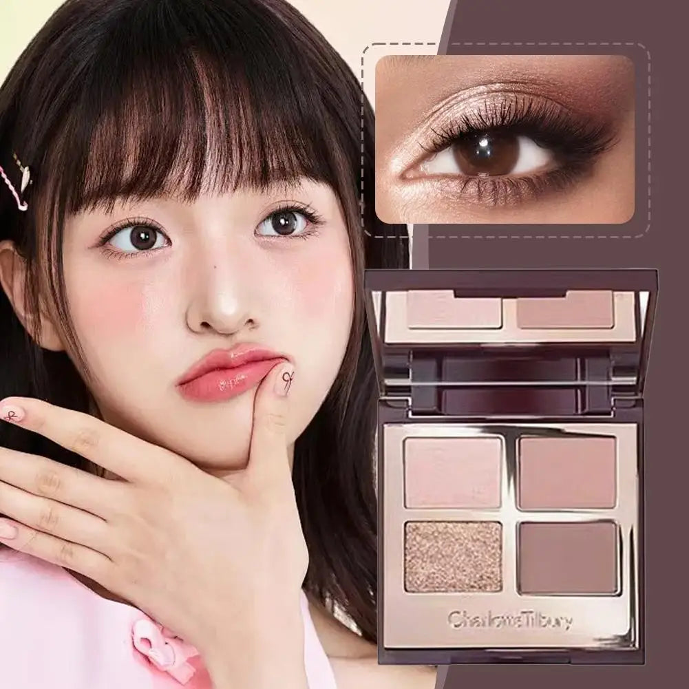 Charlotte Tilbury 4-color Eyeshadow Palette Delicate Long-lasting Color Brightens Makeup And Creates 3-dimensional Eye Makeup