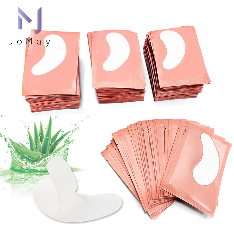 50Pairs/Lots Eye Patches Eyelash Extension Under Eye Pads Hydrogel Patches For Extension Padding For Eyelash Extension Makeup