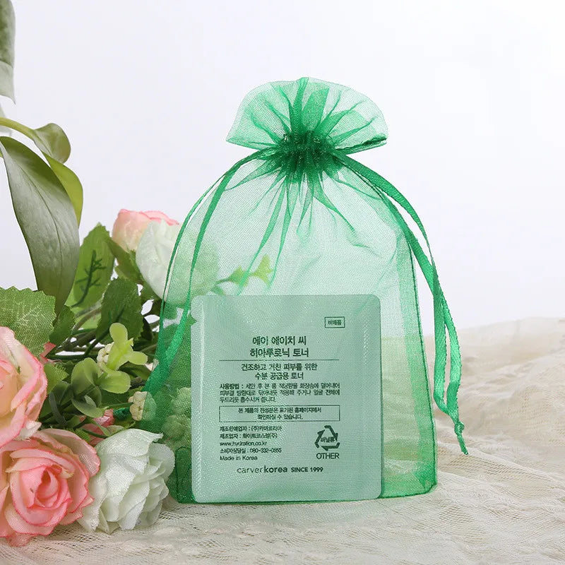 Wholesale Packaging Bags 10/50pcs Organza Gift Bags Wedding Party Decoration White Engagement Gift Bag Pouch 7x9 10x15cm 50%