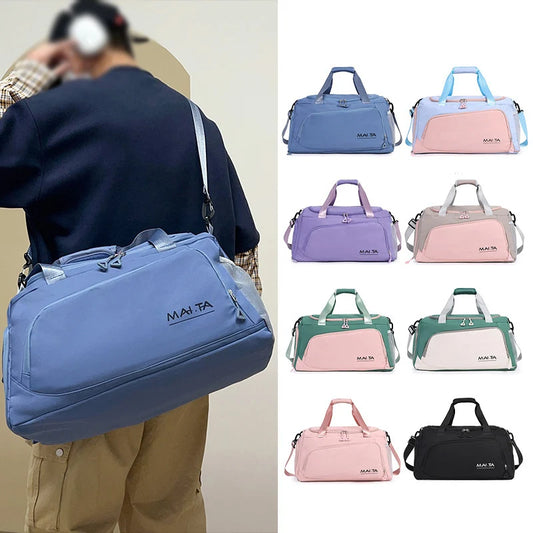 Sports Gym Bag Fitness Wet Dry Handbag Multifunctional Luggage Storage Packs For Female Outdoor Travel Bags with Shoe Pocket