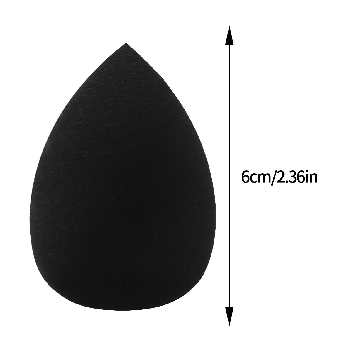Multi-specification best-selling black makeup sponge beauty egg set, high resilience and no powder sticking facial makeup tools