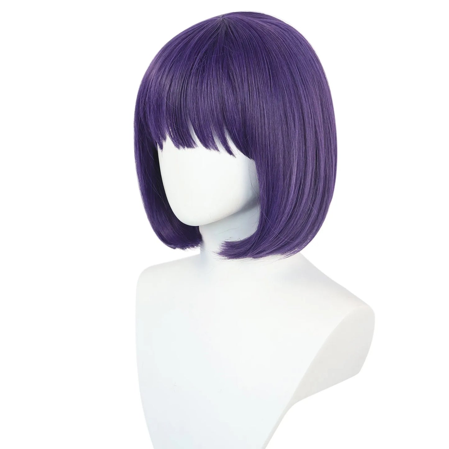 School Short Purple My Dress-Up Darling Kitagawa Marin 12inch Straight Synthetic Girls Cosplay Wig for Halloween Christmas