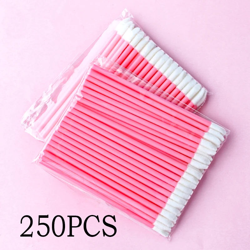 Wholesale 50/1000pcs Lip Brushes Applicators Eyelashes Brush Lipstick Brush Lip Gloss Applicator Wands Makeup Beauty Tool