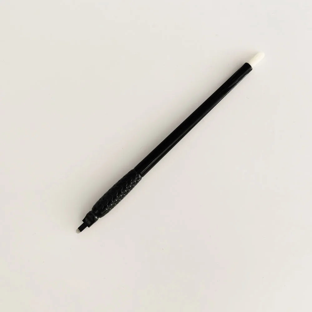 10Pcs 0.15mm 18U Disposable Microblading Tattoo Pen Permanent Makeup Eyebrow Manual Tattoo Pen
