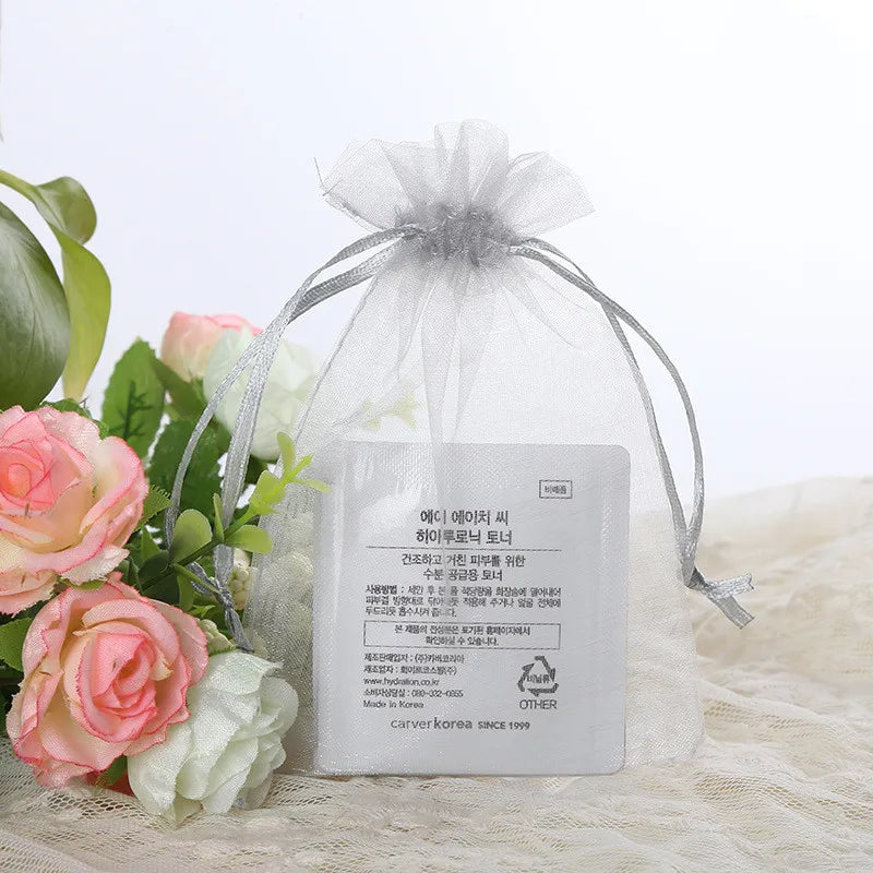 Wholesale Packaging Bags 10/50pcs Organza Gift Bags Wedding Party Decoration White Engagement Gift Bag Pouch 7x9 10x15cm 50%