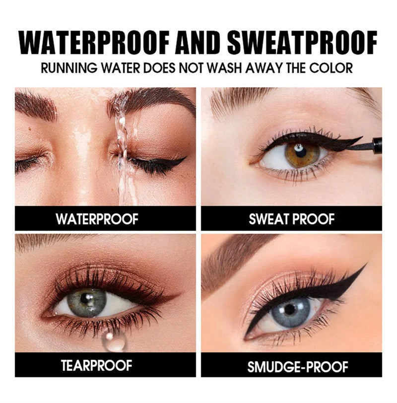 Waterproof Black Liquid Eyeliner Pen Ultra-Fine Anti Smudge Lasting Smooth Lying Silkworm Eyes Liner Pencils Eye Makeup Tools