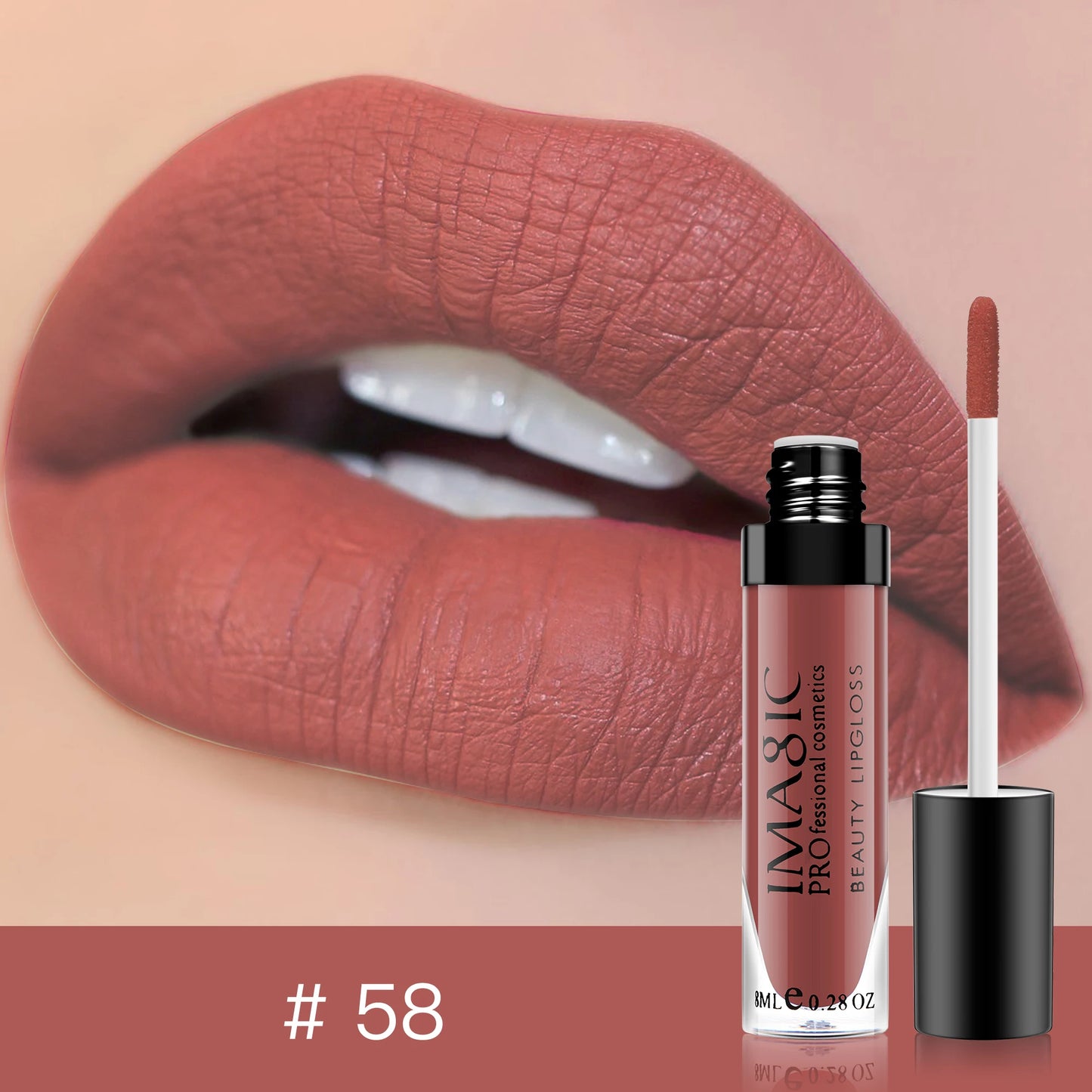 IMAGIC matte 28 color Sexy Matte Lipstick lipgloss Waterproof Long Lasting Gloss Beauty makeup lip gloss fashion lip